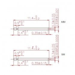 guide pin MM, SM